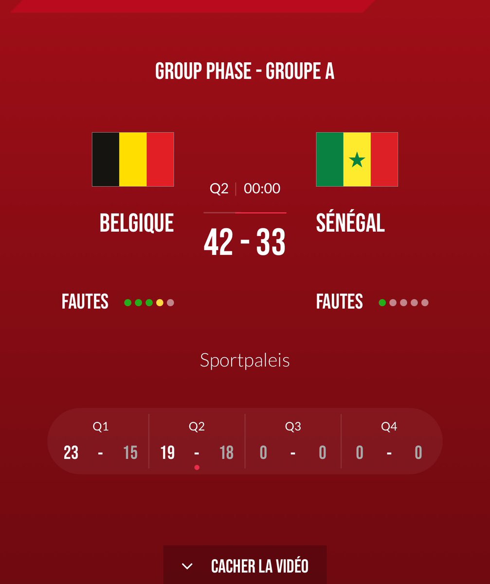TOURNOI QUALIFICATIF AUX JEUX OLYMPIQUES ANVERS 2024 DAY 2️⃣ MI-TEMPS BELGIQUE 🇧🇪 4️⃣2️⃣— 3️⃣3️⃣ 🇸🇳 SÉNÉGAL #FIBAOQT #SENEGAL #BASKETBALL