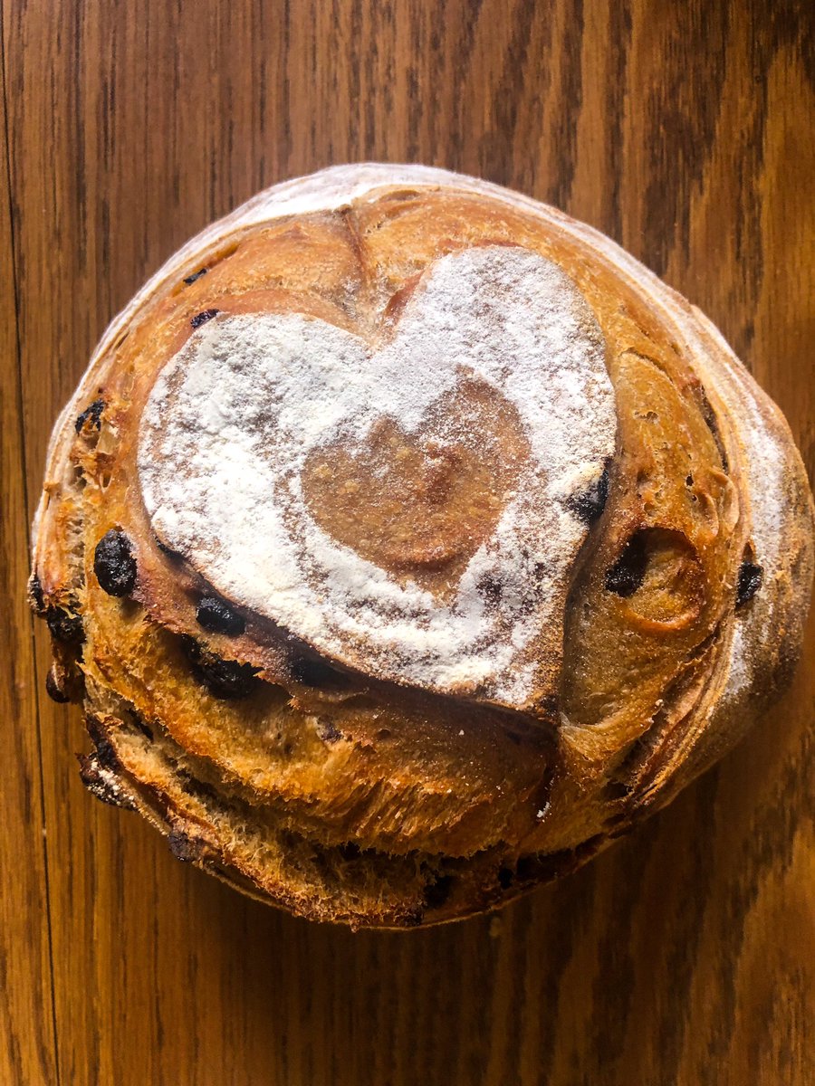 NoahSabich's tweet image. Organic cinnamon raisin sourdough. You should smell this baby. #Bread #LocalBread #Sourdough
