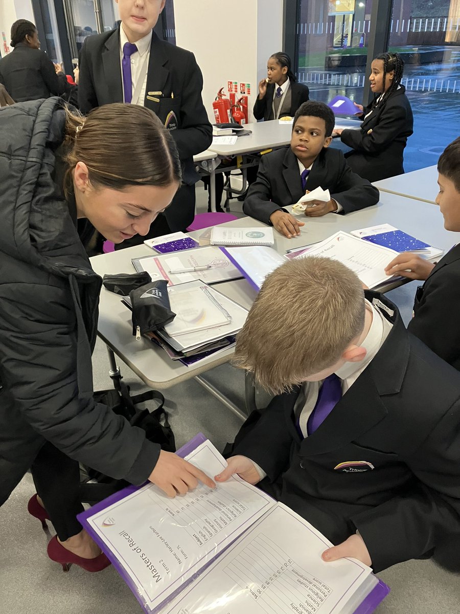 MsKPKay's tweet photo. Our staff champion our students. 

Ms Bisset ran into the hall today and looked at all of 7L MOR score cards. Genuine care. Genuine praise. 

Thank you for being incredible. Such a fantastic role model. Lucky to work with you. @LucyBisset2 💜 https://t.co/B0doZhHnHD