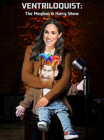 Meghanarciss1's tweet image. #MeghanMarkle #Ventriloquist #PuppetShow #HarryandMeghanAreLosers