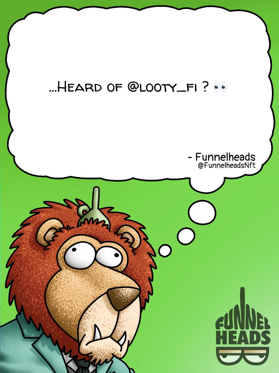 QuoteFunnelhead's tweet photo. @CoinAdamm @FunnelheadsNft @looty_fi https://t.co/NdwOzILotp