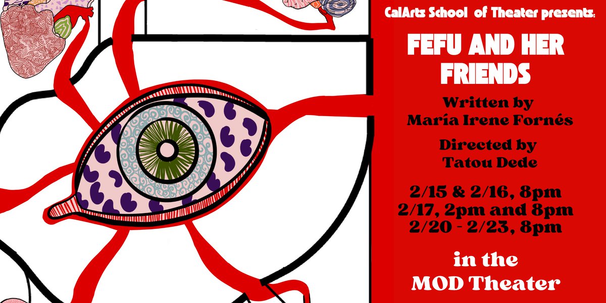 #calartstheater presents “Fefu and Her Friends”, written by María Irene Fornés and directed by Tatou Dede. February 15-23 in the MOD. #calarts theaterfest.calarts.edu/fefu-and-her-f…