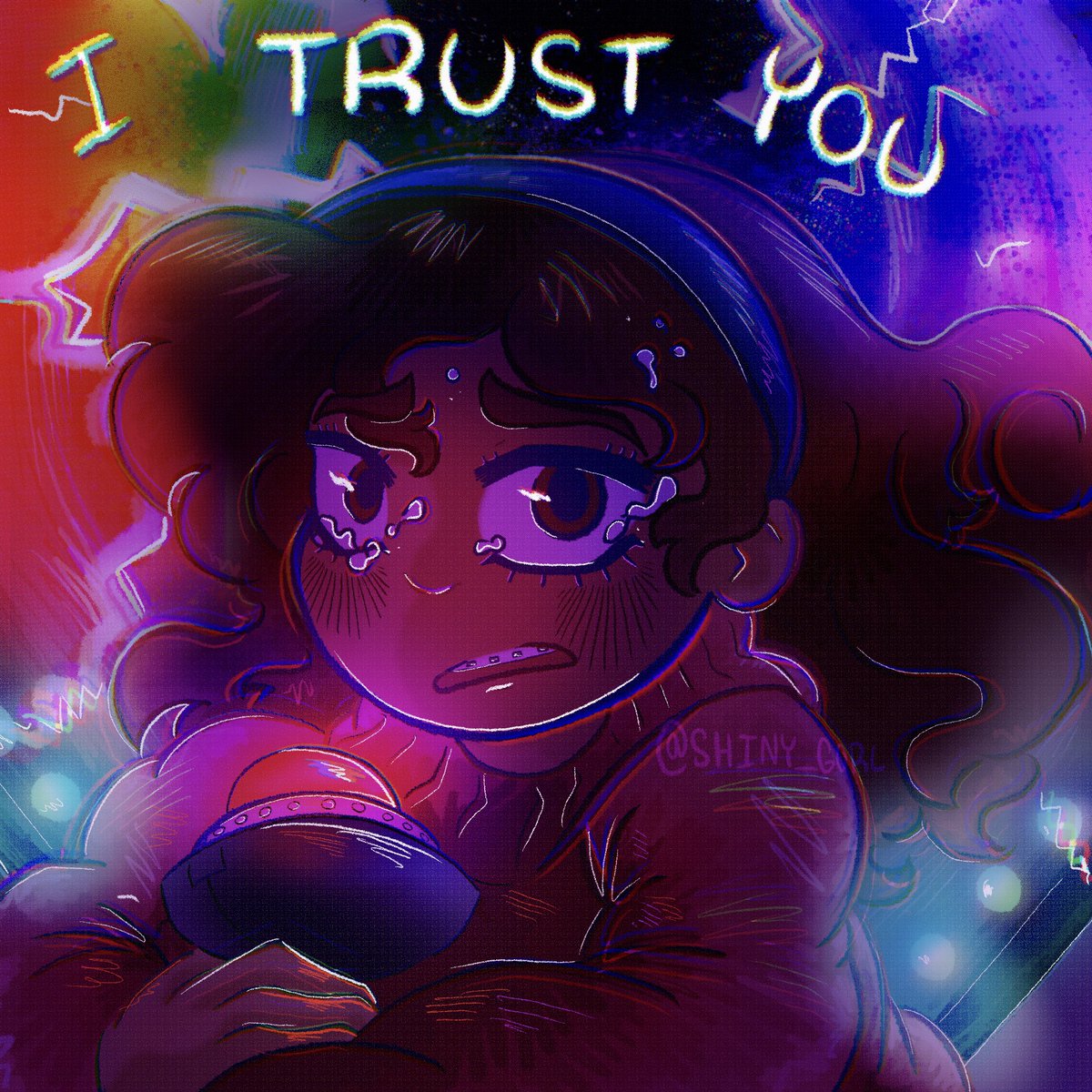 “Trust no one”
             “I trust you”
#GravityFalls #MabelPines