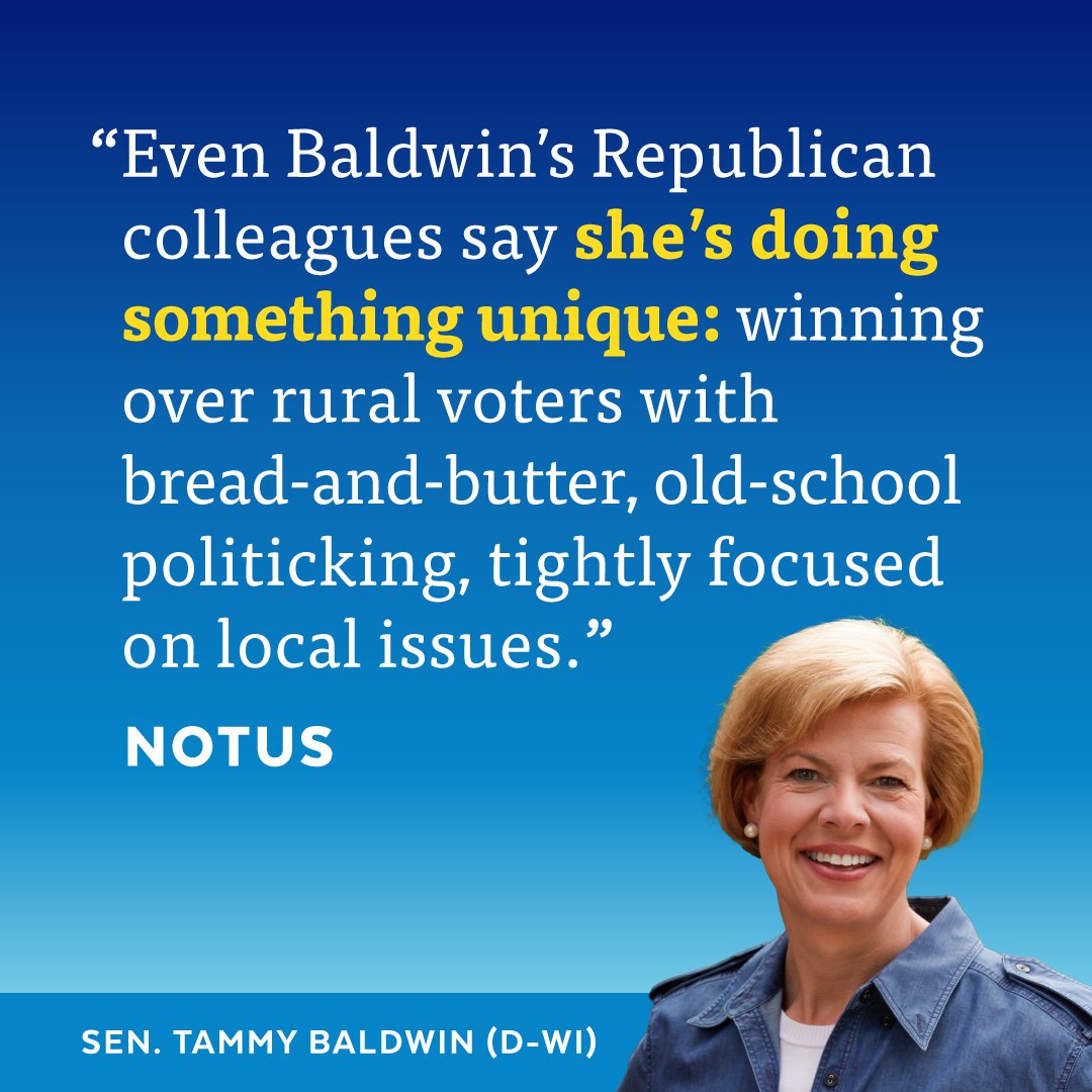 Even Republicans admit <a href="/tammybaldwin/">Tammy Baldwin</a> is delivering for Wisconsin.