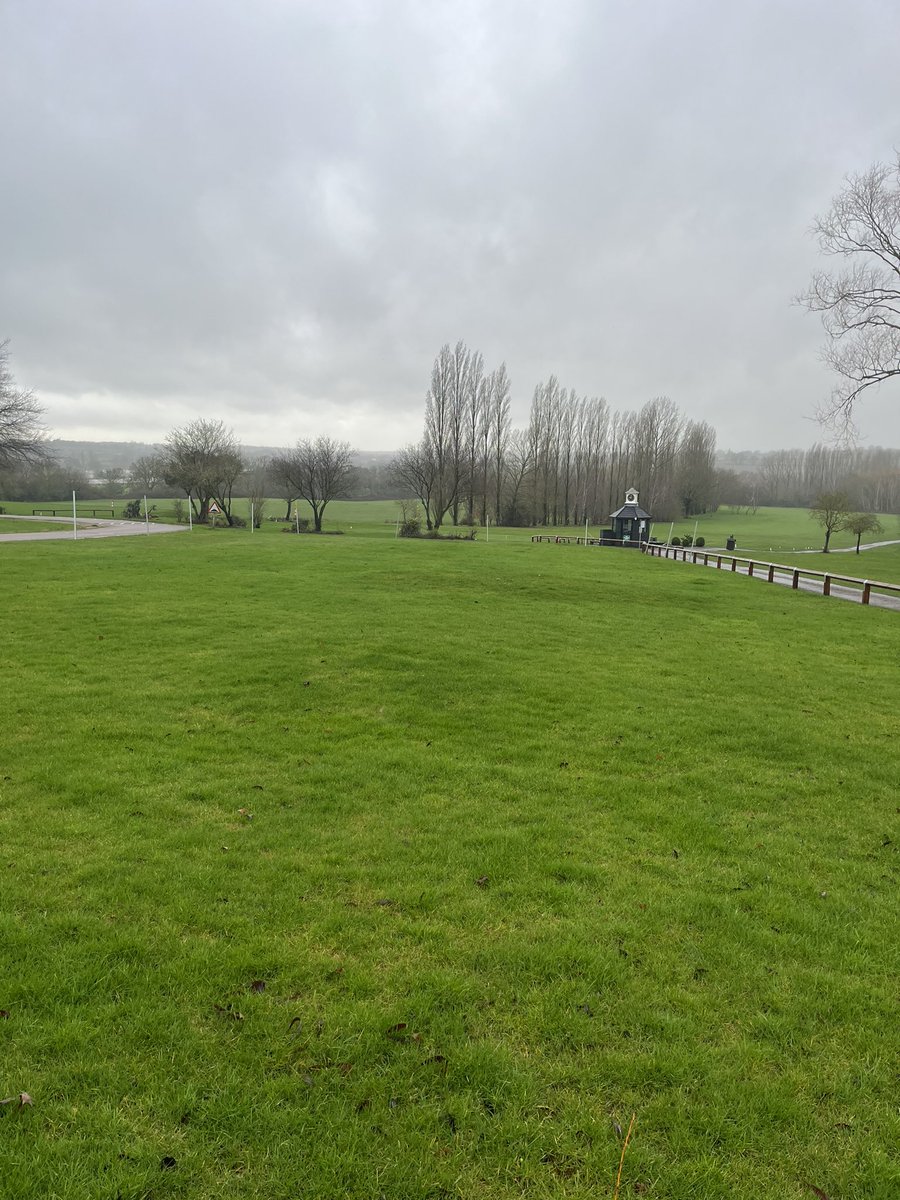 jamiecblagden's tweet photo. New putting green being marked out and fenced off ready to break ground… can’t wait to see how this turns out … and excited to learn how it’s done, thanks to  @landlogical @SwanGolfDesigns @irrigationwater  @perrot_irrig @Abridgegolfclub @abridgegreens #greenkeeping #golf https://t.co/T3CDbwsLFK