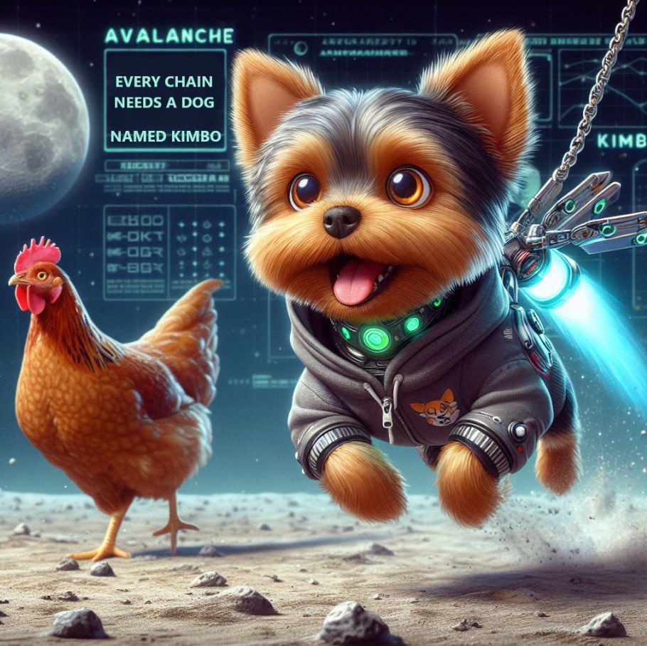 KingGMog's tweet photo. $Kimbo and $Coq walk into a bar,
 The bartender asks them, What'll it be?
 $Kimbo says, I'll have a pump 🚀
 $Coq adds, I'll take a moonshot 🚀

$AVAX #Bitcoin #Halving $DOGE $SHIB $PEPE $WIF $BONK $MYRO $COQ $ETH $SOL #中国加秘货币
@KimboAvax https://t.co/N6majK0e9C