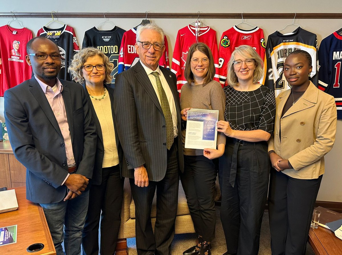 Kentro ED, Laura Solberg, had a great time in Ottawa for #IDW2024 . A big thanks to the 3 wonderful folks we met to talk with about the importance of Canadian ODA and Canadian leadership internationally - Mike Maka (GAC), <a href="/LarryMaguireMP/">Larry Maguire</a>, and <a href="/SalmaZahid15/">Salma Zahid</a>