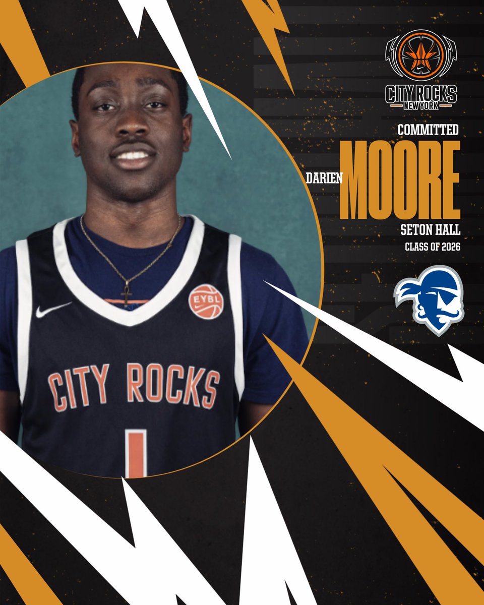 Congrats to our own Darien Moore on his commitment to Seton Hall 🏴‍☠️

#CRFam 🟠