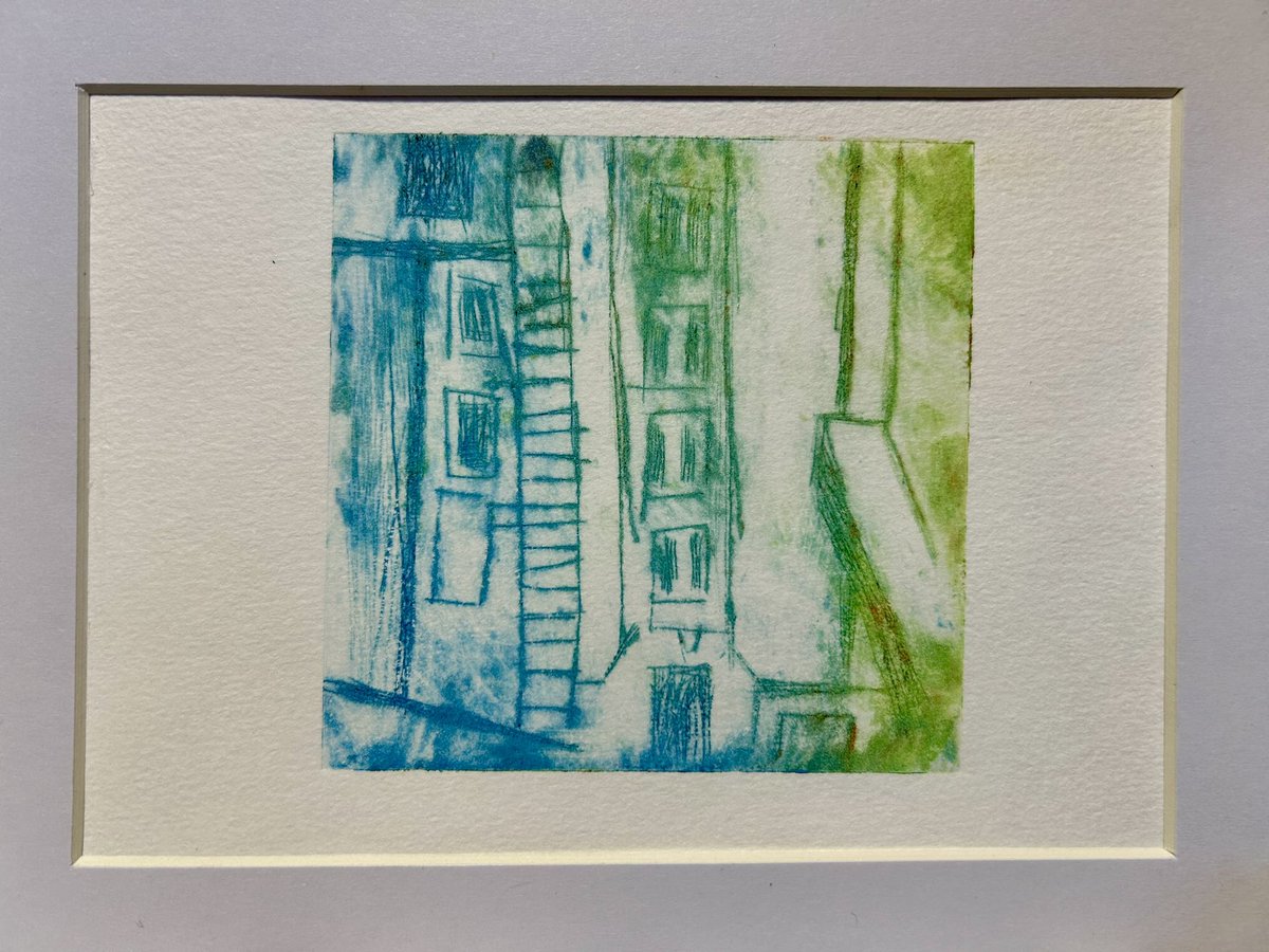 #MaidaValeSchool #MaidaValeArt #MaidaValeYear9 Views from a window #drypoint etchings by Nessie, Isla and Alex