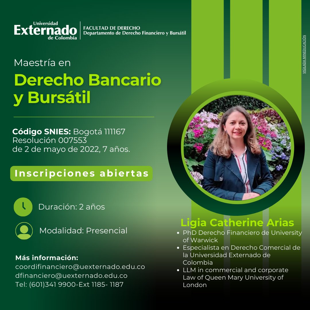 dfinybursatil's tweet photo. 📌 Últimos dias inscripciones abiertas hasta el 11 de febrero de 2024
🗓 Fecha de inicio de clases: 06 de marzo de 2024
💡❗️Mayor Información 👉🏻📧 dfinanciero@uexternado.edu.co
☎ PBX 601341 9900, exts. 1185 y 1187
https://t.co/9g6xnv9YZ6 https://t.co/J9oGj6v1HL
