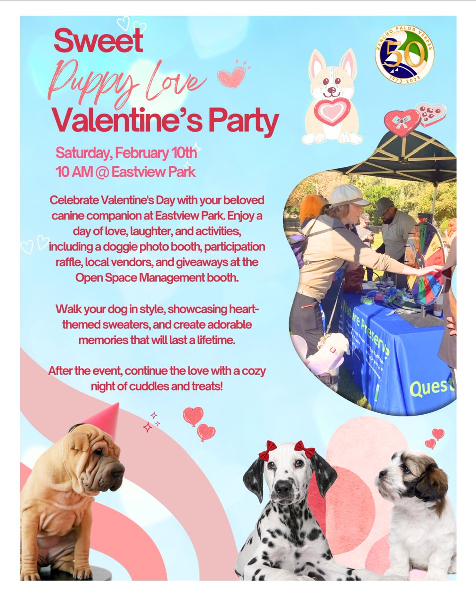 Let’s have Fun at the Valentine’s Dog Event at Eastview Dog Park this Saturday❣️ 1700 Westmont Dr. Rancho Palos Verdes 90275 #kahuelobakery #hermosabeach #southbaydogs #dogtreats #dogsofinsta #dogbakery #dogcake #handmade #dogslove #handmadetreats #allegydogs # dogevent #event