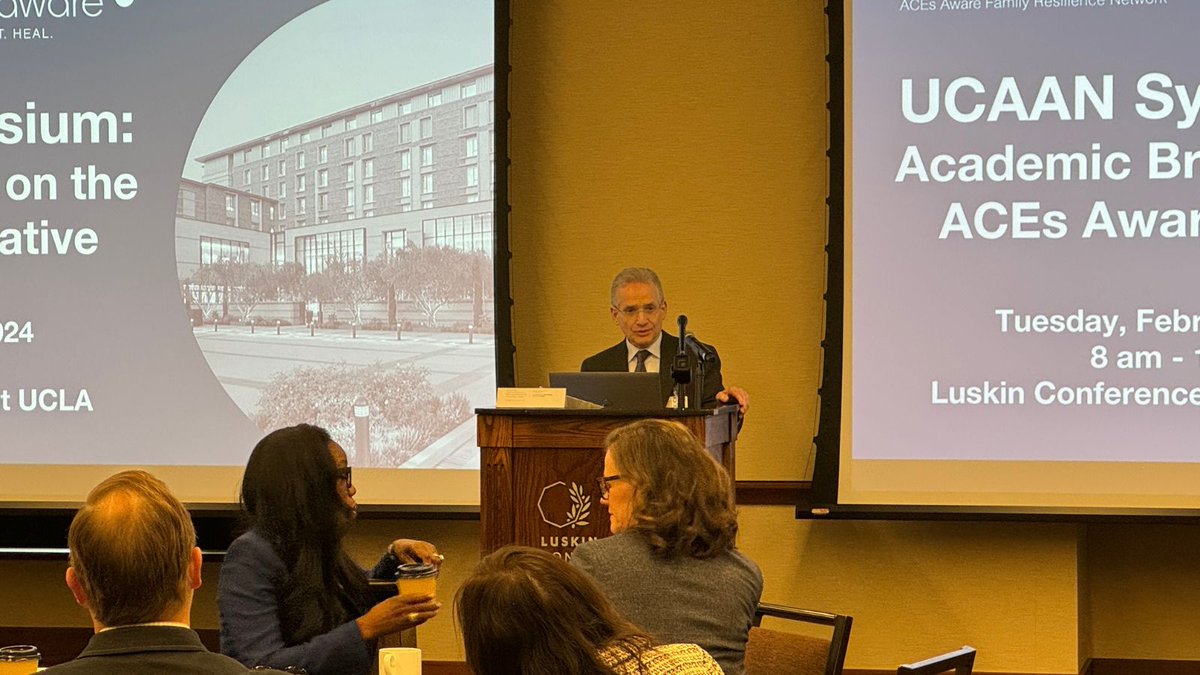 UCAAN (@ucacesaware) on Twitter photo We were honored to host David Geffen School of Medicine Dean Steven Dubinett, former California Surgeon General <a href="/DrBurkeHarris/">Dr. Nadine Burke Harris</a>, and current California Surgeon General, <a href="/DrDianaRamosMD/">D R Ramos</a> of <a href="/CA_OSG/">Office of the California Surgeon General</a> at our symposium at UCLA this week. We were honored to host David Geffen School of Medicine Dean Steven Dubinett, former California Surgeon General <a href="/DrBurkeHarris/">Dr. Nadine Burke Harris</a>, and current California Surgeon General, <a href="/DrDianaRamosMD/">D R Ramos</a> of <a href="/CA_OSG/">Office of the California Surgeon General</a> at our symposium at UCLA this week.