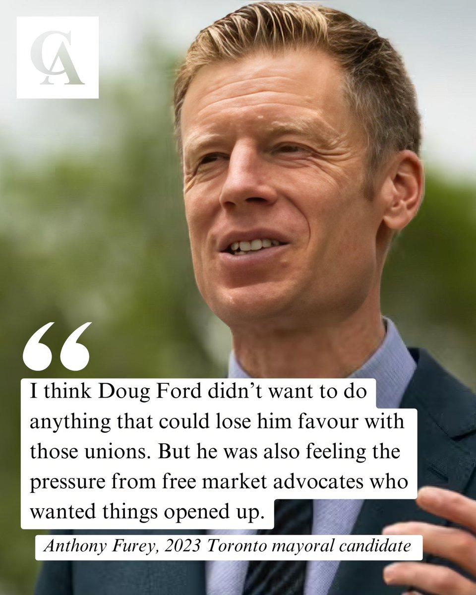 CDNAffairs's tweet photo. Our reporter @finlookedintoit spoke with @anthonyfurey about Ontario’s Bill 66. Furey and others argue that if Toronto adopted the full provisions of the bill, it could save millions — potentially up to $347M, according to @cardusca. Read more:
https://t.co/aBI8NbUHmX https://t.co/tjXqusEKVo