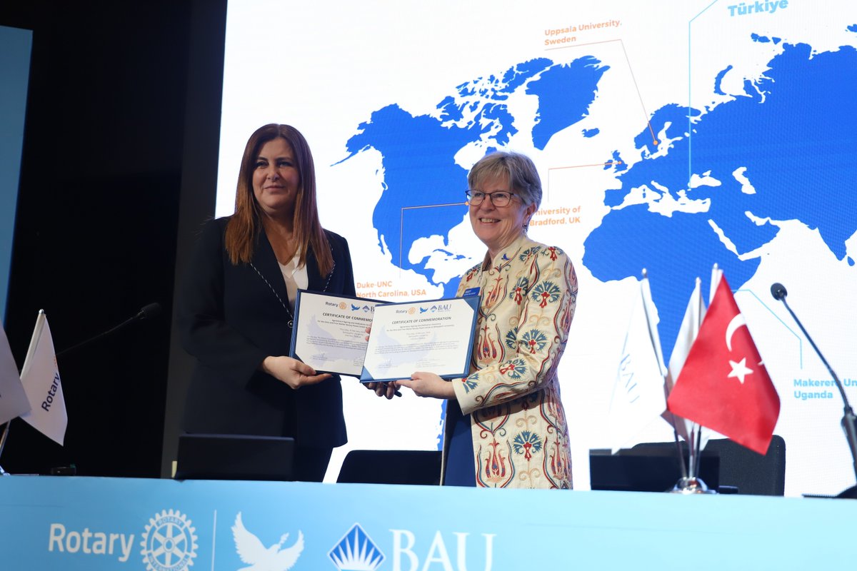 Rotary's tweet photo. Our newest #Rotary Peace Center is open!🎉
The Otto and Fran Walter Rotary Peace Center at @Bahcesehir in Istanbul, Turkey will train peacebuilders focused on the #MENA region. Now accepting applications for the center's first cohort in 2025 👇https://t.co/2jl3YPbUG0 https://t.co/EbuIwGABFT