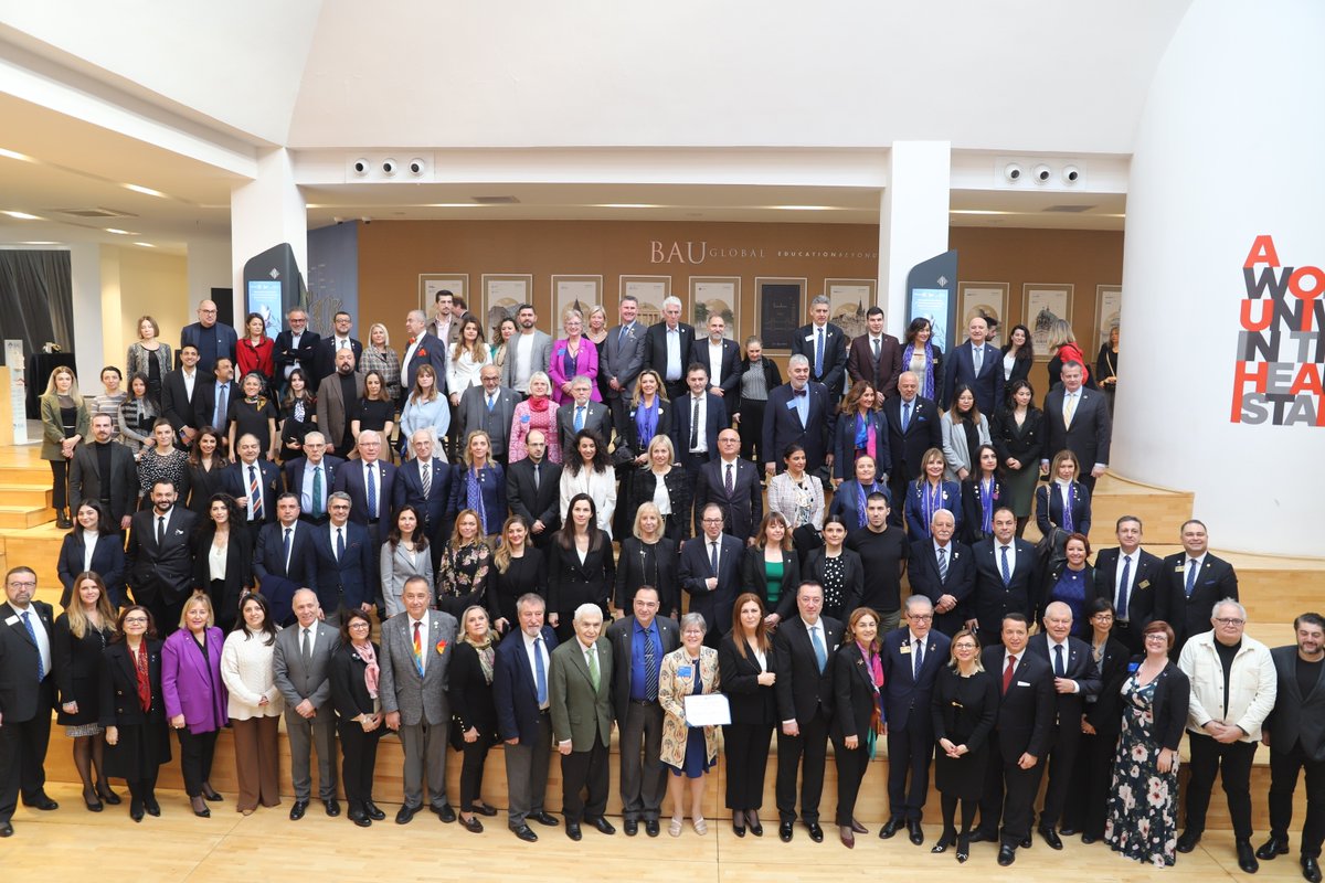 Rotary's tweet photo. Our newest #Rotary Peace Center is open!🎉
The Otto and Fran Walter Rotary Peace Center at @Bahcesehir in Istanbul, Turkey will train peacebuilders focused on the #MENA region. Now accepting applications for the center's first cohort in 2025 👇https://t.co/2jl3YPbUG0 https://t.co/EbuIwGABFT
