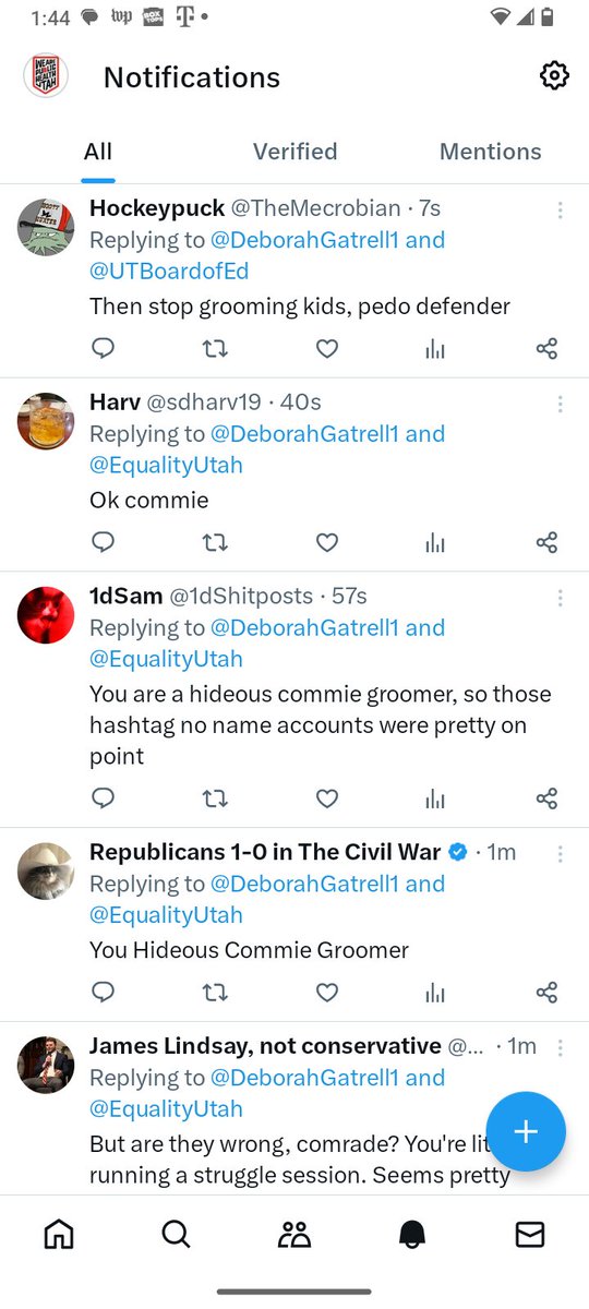 DeborahGatrell1's tweet photo. These guys are losing their minds! Stand up to hate, friends. And donate to @EqualityUtah in their honor! #utpol #uted #ResignCline https://t.co/5mqxrFkfh3