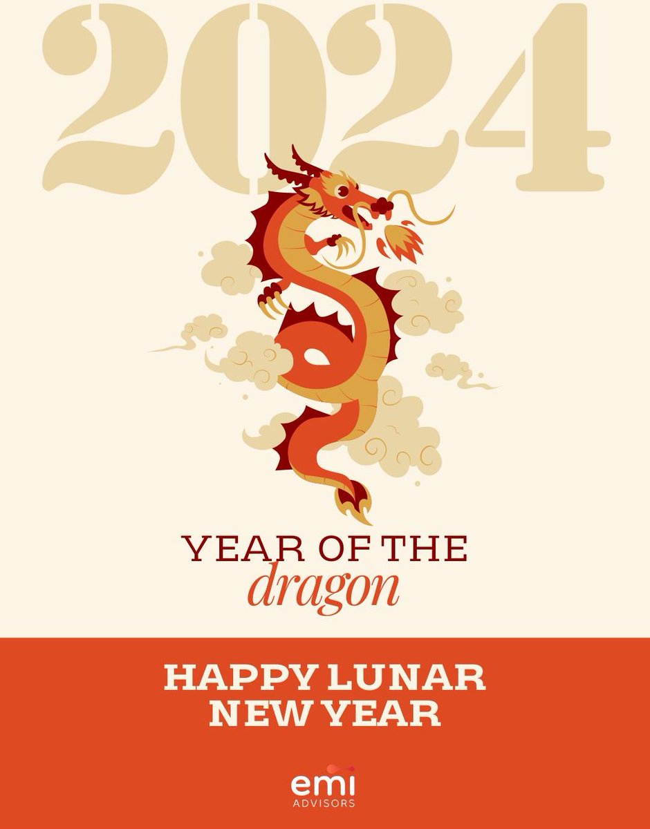 Happy Lunar New Year! Wishing everyone a year filled with the fiery energy of the Dragon – a symbol of power, strength, and good luck. Let's embrace the energy of this majestic creature and make this year one to remember! #YearOfTheDragon #ChineseNewYear 🐉
