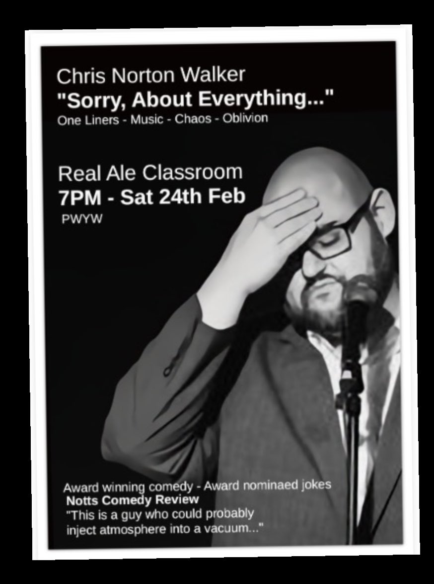 Saturday 24th of Feb in @therealaleclassroom in Leicester for @jokesonuscomedyclub is a brand new show and new vibe and new music experience for all of us! Do come along and witness chaos and magic and jokes!

Featuring the brilliant <a href="/jamiemykaela/">Jamie Mykaela</a>