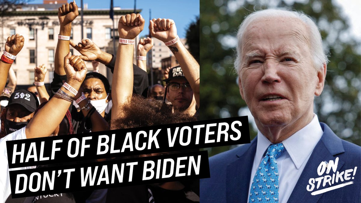 OnStrikeShow's tweet image. NEW: Half of Black voters say they want a different presidential candidate. What does this mean for 2024, and how can Black working and young people fight for a genuine alternative? Hear from activist &amp;amp; union member Ryan Watson in our latest episode: youtu.be/HC7oq8L7yHw