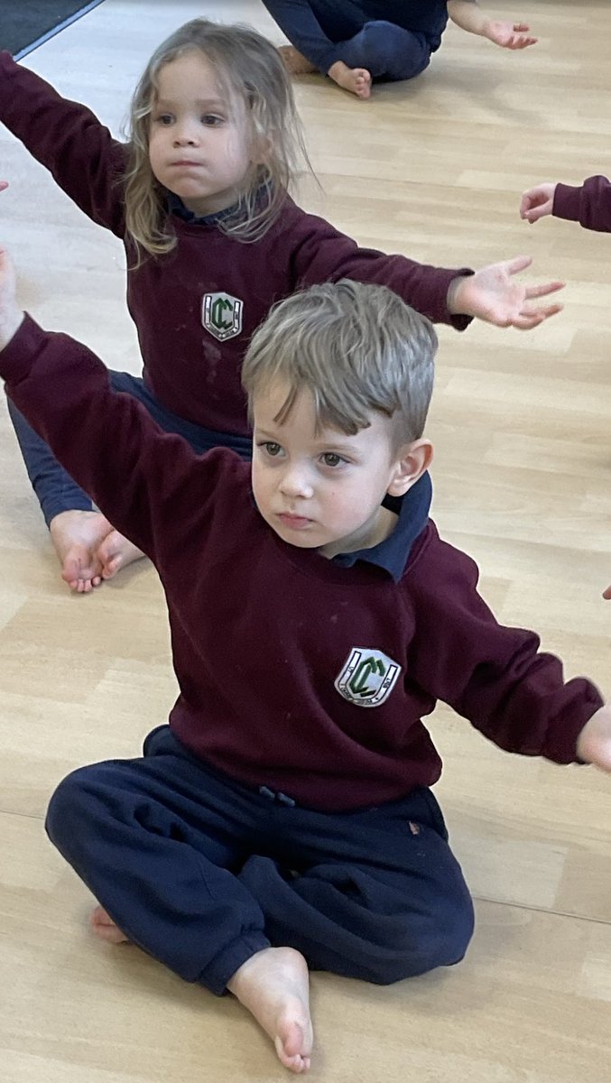 ClairesCourt_EY's tweet photo. Finishing Friday off with some relaxing yoga and mindfulness. 
#CCNursery https://t.co/aDADYDXMvF