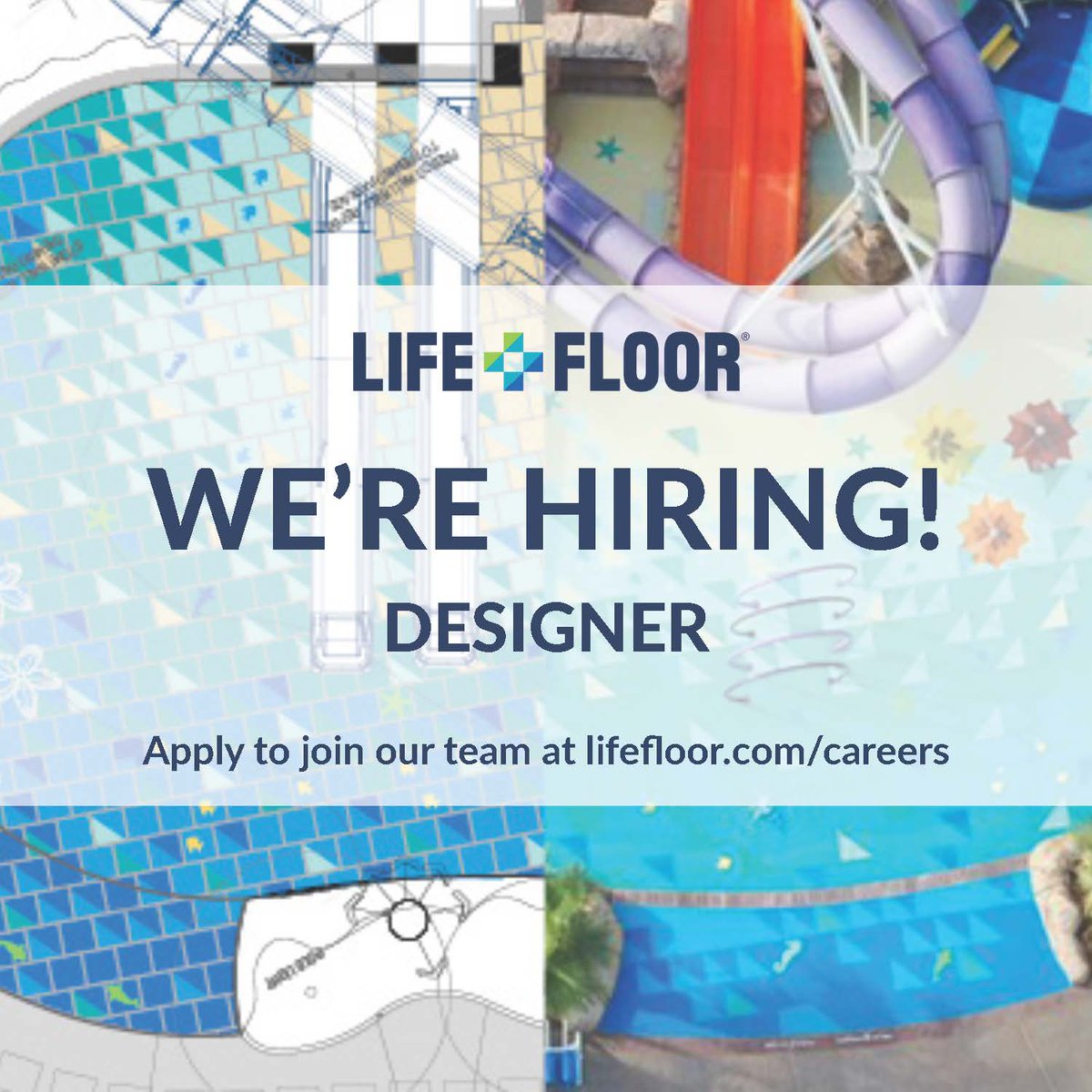 We're excited to announce that we're expanding our Design Team! Do you have a passion for graphic design & a background in architecture, aquatics, or themed entertainment? Learn more + apply: lifefloor.com/careers #hiringalerts #hiringopportunity #aquatics #careers