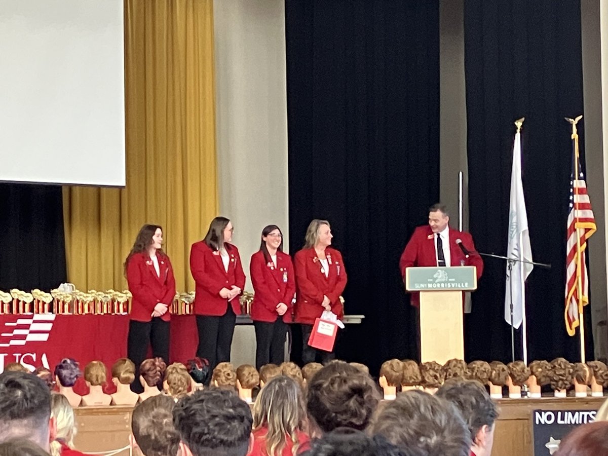 Our very own Angel Mead is #SkillsUSA Area II Advisor of the Year! We love you, Angel! <a href="/BTCareerTechED/">CTE</a>