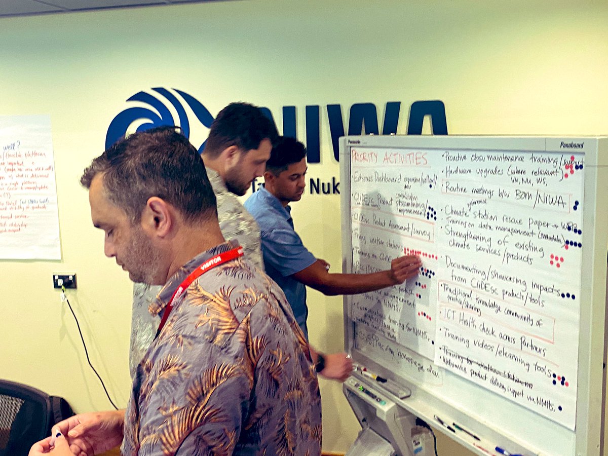 mollypowerstora's tweet photo. Just closed out a productive week of planning with great @BOM_au & @niwa_nz colleagues for a busy year of building climate & seasonal forecasting capability in the #Pacific
#COSPPac3 #RCC #CISPac5 @dfat @MFATNZ @UNEP @theGCF
Getting excited for what 2024 will bring! https://t.co/qe04BNCS18