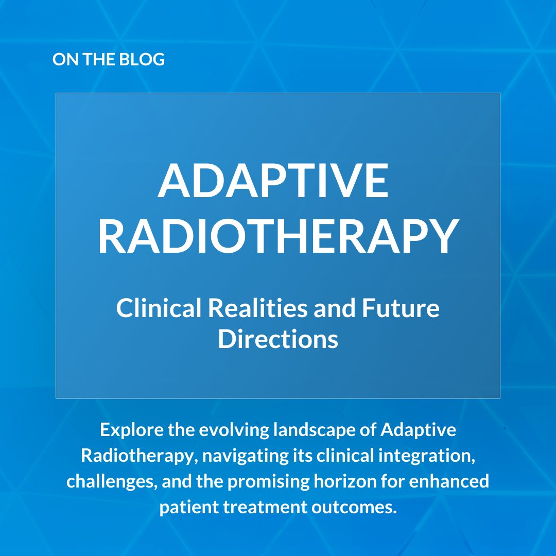 Exploring #AdaptiveRadiotherapy in cancer care with our latest blog. Insights from @APrice_BeamOn, @MikeChuongMD, & @PercyLeeMD highlight the evolution and impact: bit.ly/3OERZj5 @RadiotherapyOn1 @NLM_NIH @ctRO_journal @FrontiersIn @JCO_ASCO @JAMAOnc @JTOonline