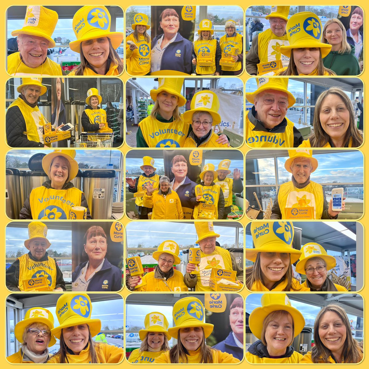 The @mariecurieuk #GreatDaffodilAppeal rolled into #Suffolk today & what a wonderful day it’s been! 3 #volunteer meetings, a #Fundraising Group meeting & seeing our collectors & supporters! The feedback about our #nurses never ceases to inspire families to donate. #Amazing 🙏💛🙏