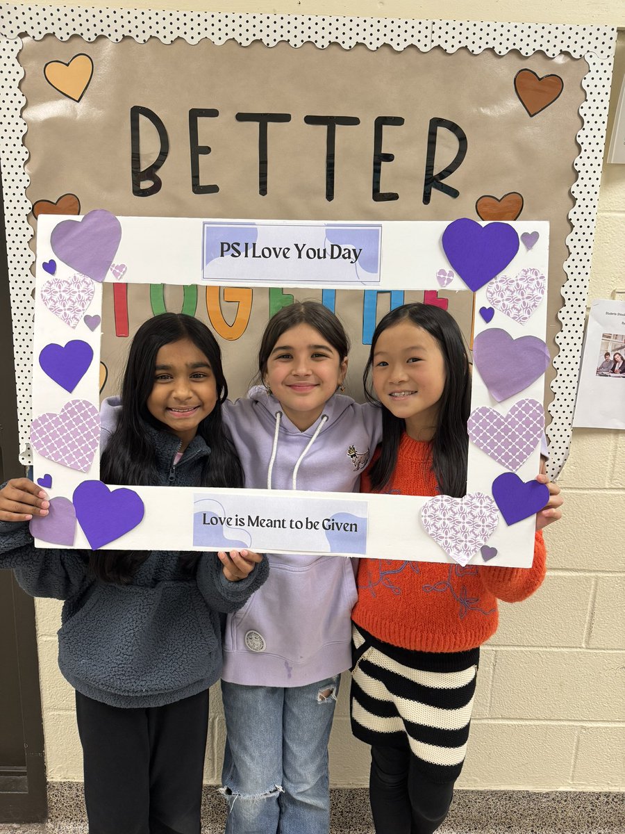 MsGungorsClass's tweet photo. Love is Meant to Be Given 💜 @SearingtownK5 https://t.co/KDXd6odH4A