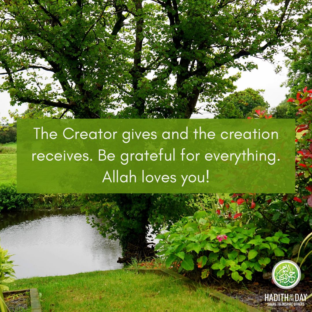 Hadithoftheday's tweet image. 