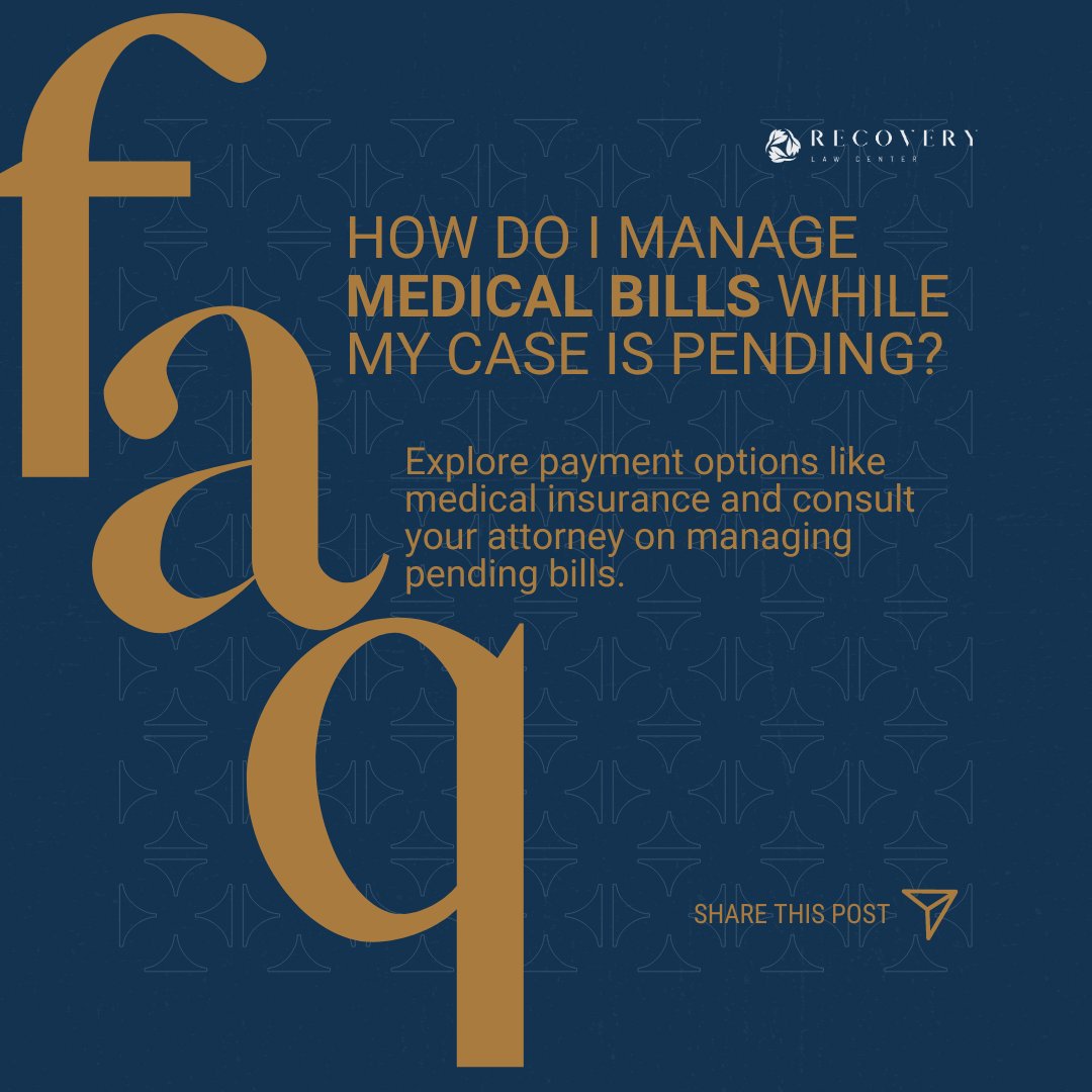 💼 FAQ Friday: Juggling medical bills during your case? 💡 Discover strategies like leveraging medical insurance and consult with us for expert guidance on handling pending bills. 🤝 Your peace of mind matters!

#medicalinsurance #helped #legalservices #frequentlyaskedquestions