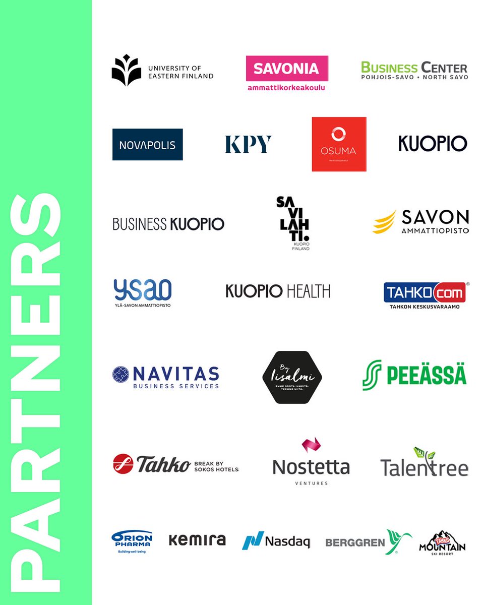 We talk a lot about cross-industry collaboration, well here are our esteemed business champions. Dedicated boosters for business and internationalisation in North Savo. 🌐🤝

Shake hands, strike deals, forge meaningful partnerships.
Tickets: tahkoslp.com