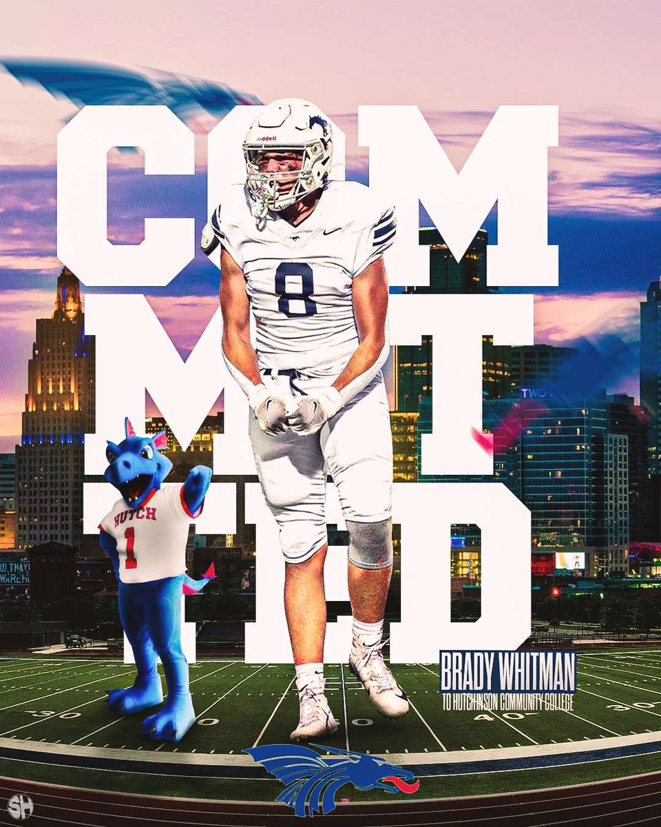Brady Whitman (@bradywhitman24) on Twitter photo Extremely excited to announce my commitment to Hutchinson CC! Thank you to my Family and all my coaches who have supported me along the way.
<a href="/CoachDrewDallas/">Drew Dallas</a>
<a href="/CoachHudgins/">Coach Hudgins</a> Extremely excited to announce my commitment to Hutchinson CC! Thank you to my Family and all my coaches who have supported me along the way.
<a href="/CoachDrewDallas/">Drew Dallas</a>
<a href="/CoachHudgins/">Coach Hudgins</a>