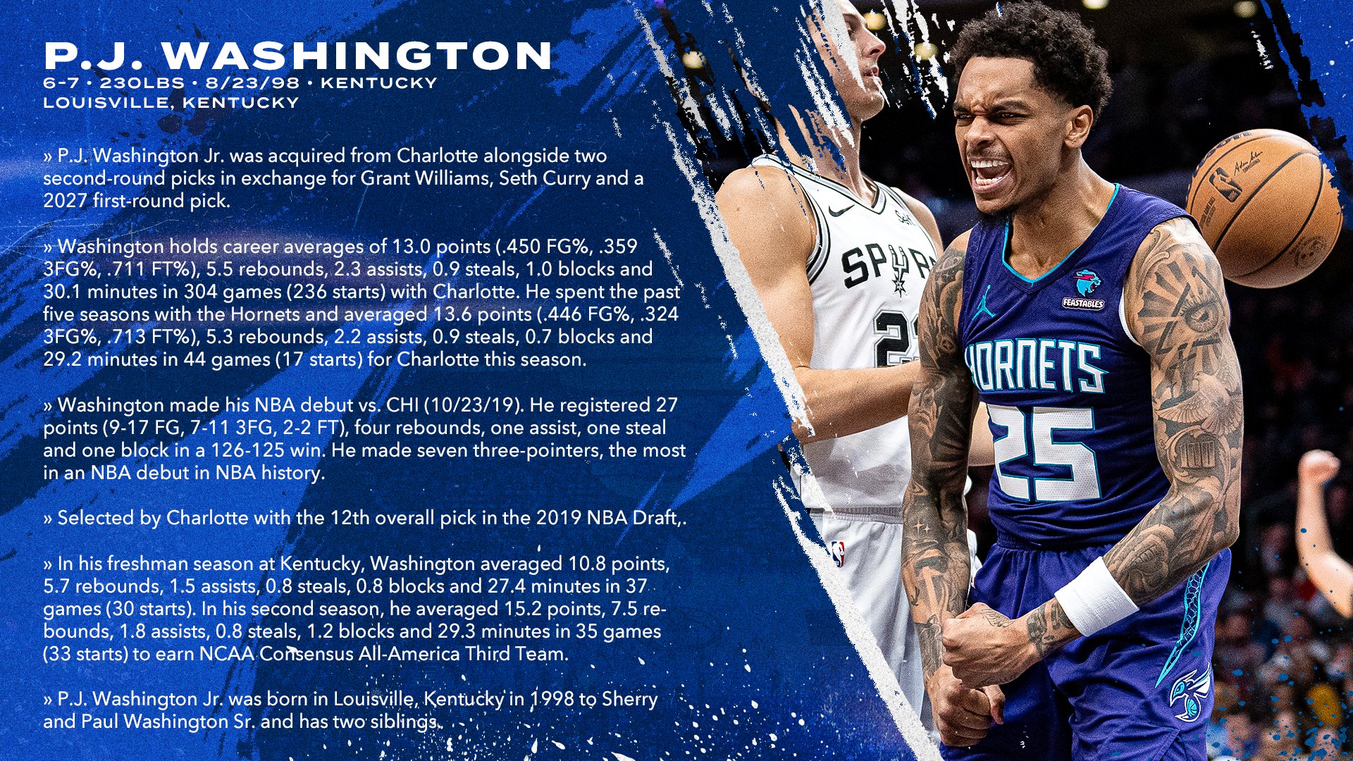 Pj washington stats deals