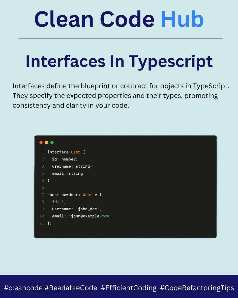 Clean Code Hub @cleancode_hub - Twitter Profile | TwStalker