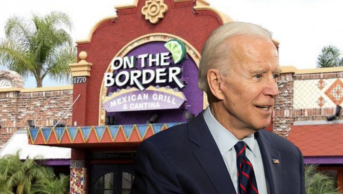 TheBabylonBee's tweet photo. Biden Finally Visits ‘On The Border’ To See Crisis Everyone's Talking About https://t.co/nx3OvzbHwp https://t.co/fvFbt6xdzl