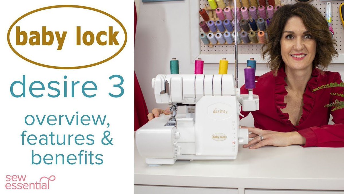 sewessential's tweet image. The Baby Lock Desire 3 really is a dream machine. This overlocker and coverstitch machine combined is heaven to work with thanks to auto thread tension &amp;amp; jet air threading - see it in action here buff.ly/489dfEz #babylock #overlocker #coverstitch #sewing