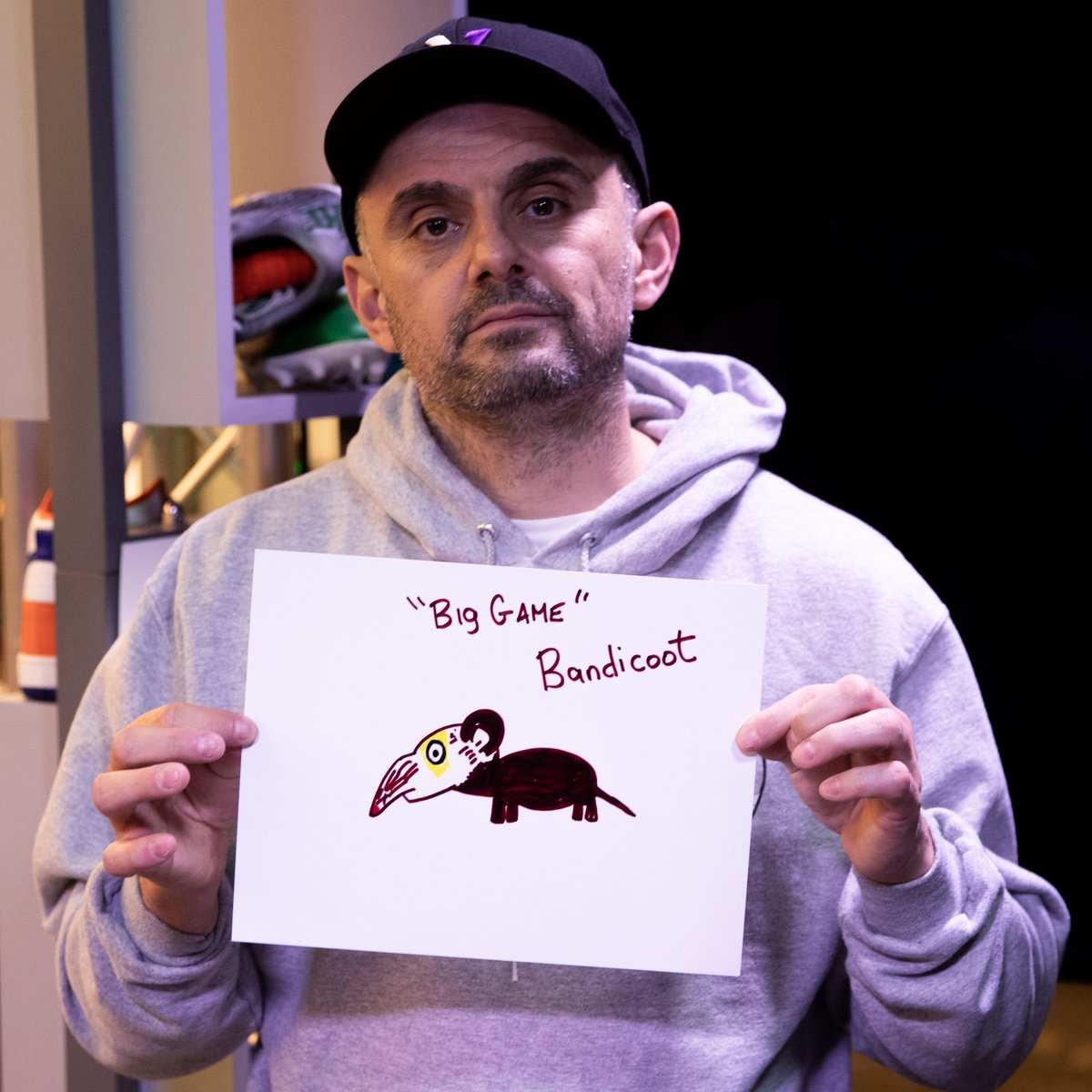 Meet Big Game Bandicoot, the VeeFriends who knows you don’t make it to the BIG GAME without doing the small work!

This Australia-native VeeFriends not only talks the talk but also walks the walk! Big Game Bandicoot knows you never have to get ready if you stay ready! 💪