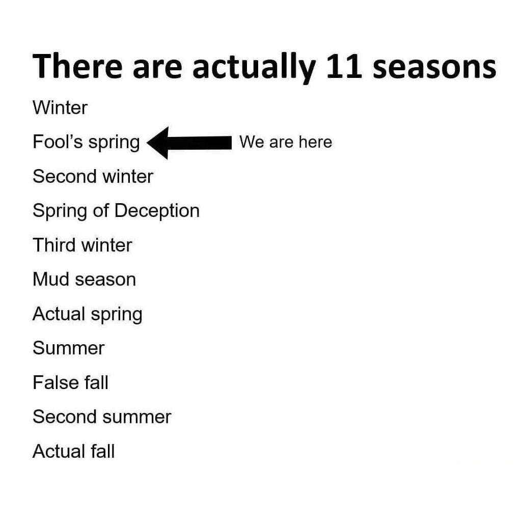 CanuckleGame's tweet image. You can't fool us Mother Nature! #FoolsSpring 🇨🇦☀️🍁