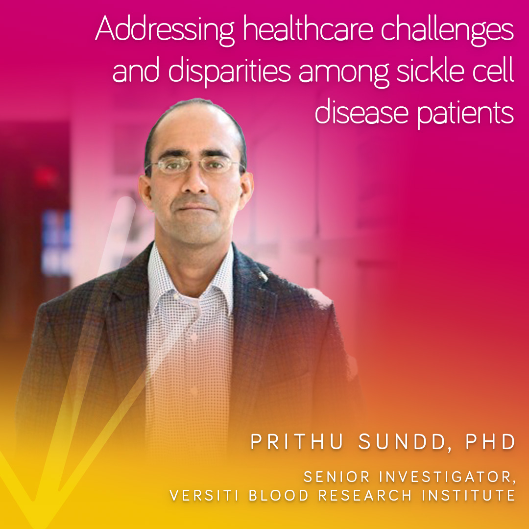 Versiti (@versiti) on Twitter photo @BloodResearchWI’s <a href="/PrithuSundd/">Prithu Sundd</a> aims to improve long-term health management for #sicklecell patients, while addressing healthcare disparities they face when seeking treatment. Learn more: bit.ly/4btYizZ #BlackHistoryMonth #SCD @BloodResearchWI’s <a href="/PrithuSundd/">Prithu Sundd</a> aims to improve long-term health management for #sicklecell patients, while addressing healthcare disparities they face when seeking treatment. Learn more: bit.ly/4btYizZ #BlackHistoryMonth #SCD