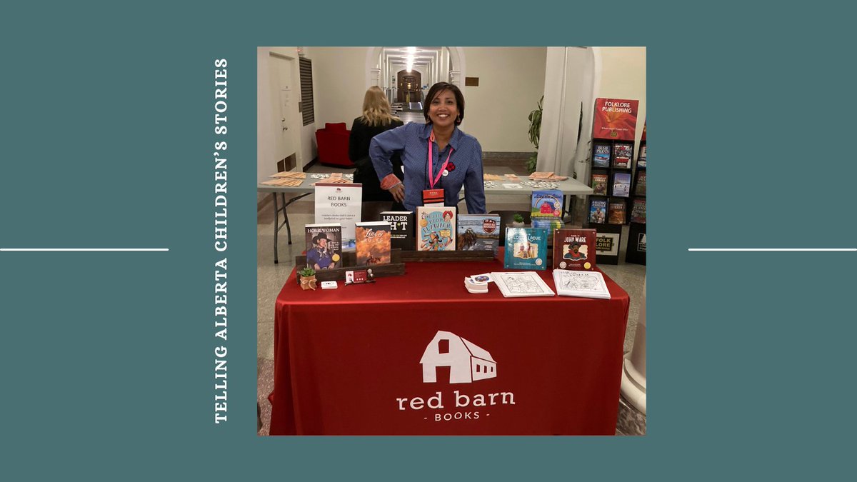 WeReadAB's tweet photo. Read this month’s publisher feature by Gail de Vos (@woden7) on @RedBarnBooksCA, an “accidental” Alberta publisher, committed to providing Alberta children with attractive reading materials.  
https://t.co/puOvXnDIsH

#ReadAlberta #AlbertaBooks #AlbertaPublisher #PublisherFeature https://t.co/rJVFgTvp1s