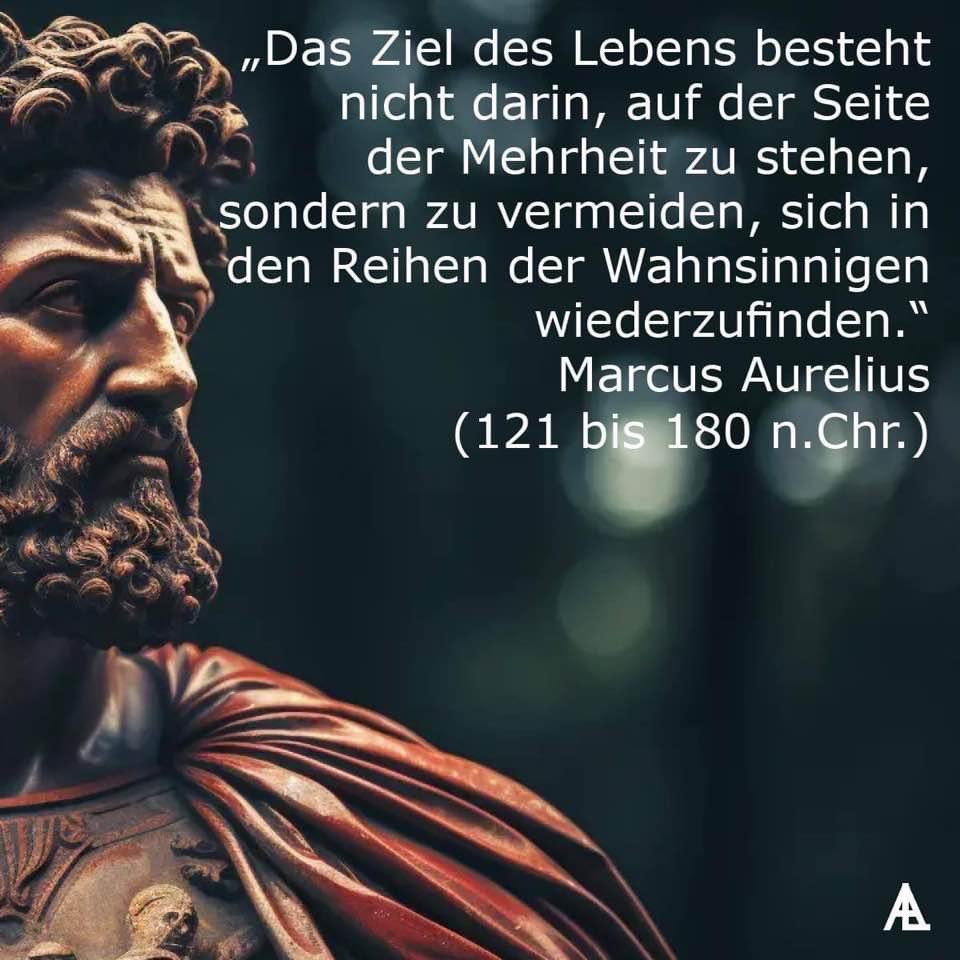 Wie gut, dass die Wahnsinnigen mich nicht interessieren und ich immer auf der Seite derjenigen stehe, denen es um das #MenschSein geht. Aufrichtigkeit im Interesse an seinen Mitmenschen, einhergehend mit einem gesunden Gerechtigkeitssinn. Die Geschichte zeigt, dass es immer die