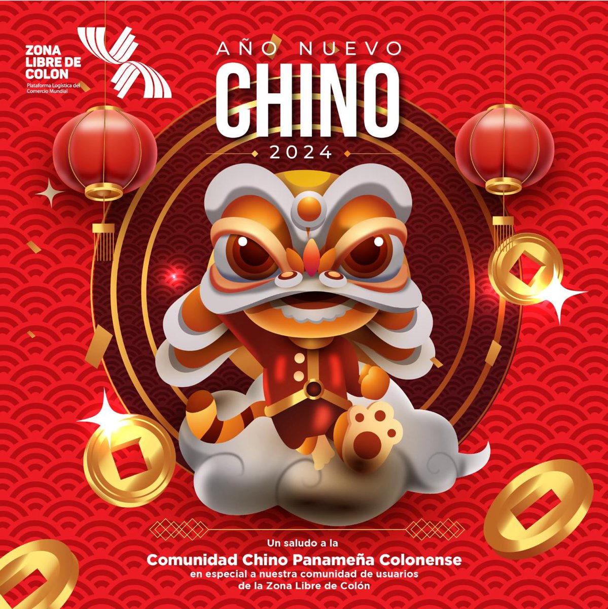 #AñoNuevoChino | Felicitaciones a las empresas usuarias chinas y a la #AsociaciónDeUsuariosChinos que celebran el Festival de la Primavera conmemorando el año 4722.