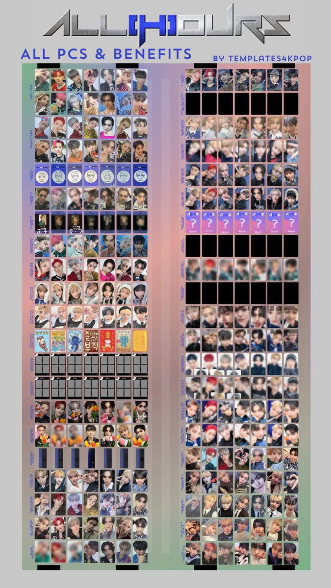 ALL(H)OURS All Ours all album photocard pc benefits pob broadcast ALL(H)OURS All Ours all album photocard pc benefits pob broadcast