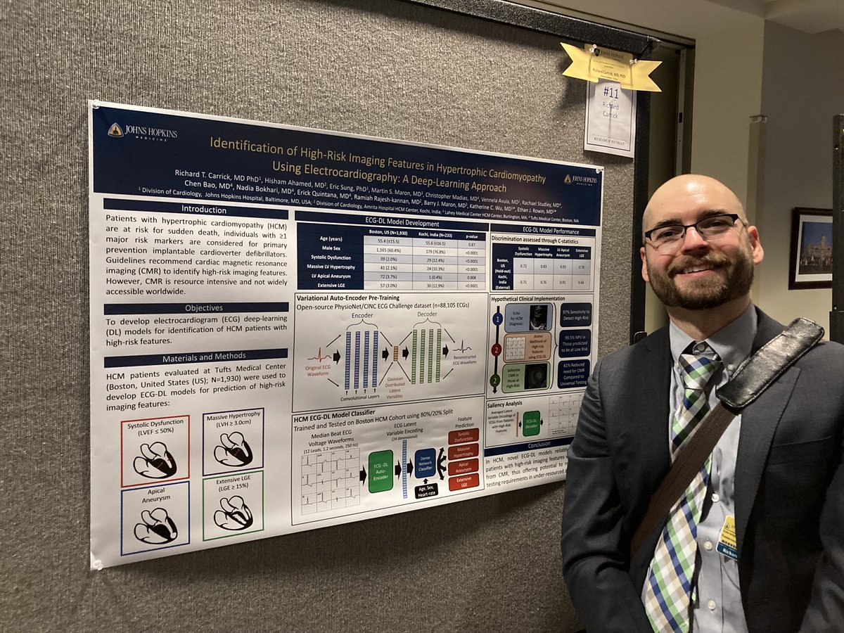 Joseph Marine (@drjmarine) on Twitter photo Congratulations to <a href="/hopkinsheart/">Johns Hopkins Cardiology</a> #FIT #RickCarrick for winning the W. Leigh Thompson Excellence in Research Award (Clinical Fellow) at #HopkinsResearchRetreat for his team’s work on ECG in HCM. <a href="/JohnsHopkinsDOM/">Johns Hopkins Department of Medicine</a> <a href="/HopkinsEngineer/">Johns Hopkins Engineering</a> <a href="/tabrahammd/">theodoreabraham</a> Congratulations to <a href="/hopkinsheart/">Johns Hopkins Cardiology</a> #FIT #RickCarrick for winning the W. Leigh Thompson Excellence in Research Award (Clinical Fellow) at #HopkinsResearchRetreat for his team’s work on ECG in HCM. <a href="/JohnsHopkinsDOM/">Johns Hopkins Department of Medicine</a> <a href="/HopkinsEngineer/">Johns Hopkins Engineering</a> <a href="/tabrahammd/">theodoreabraham</a>