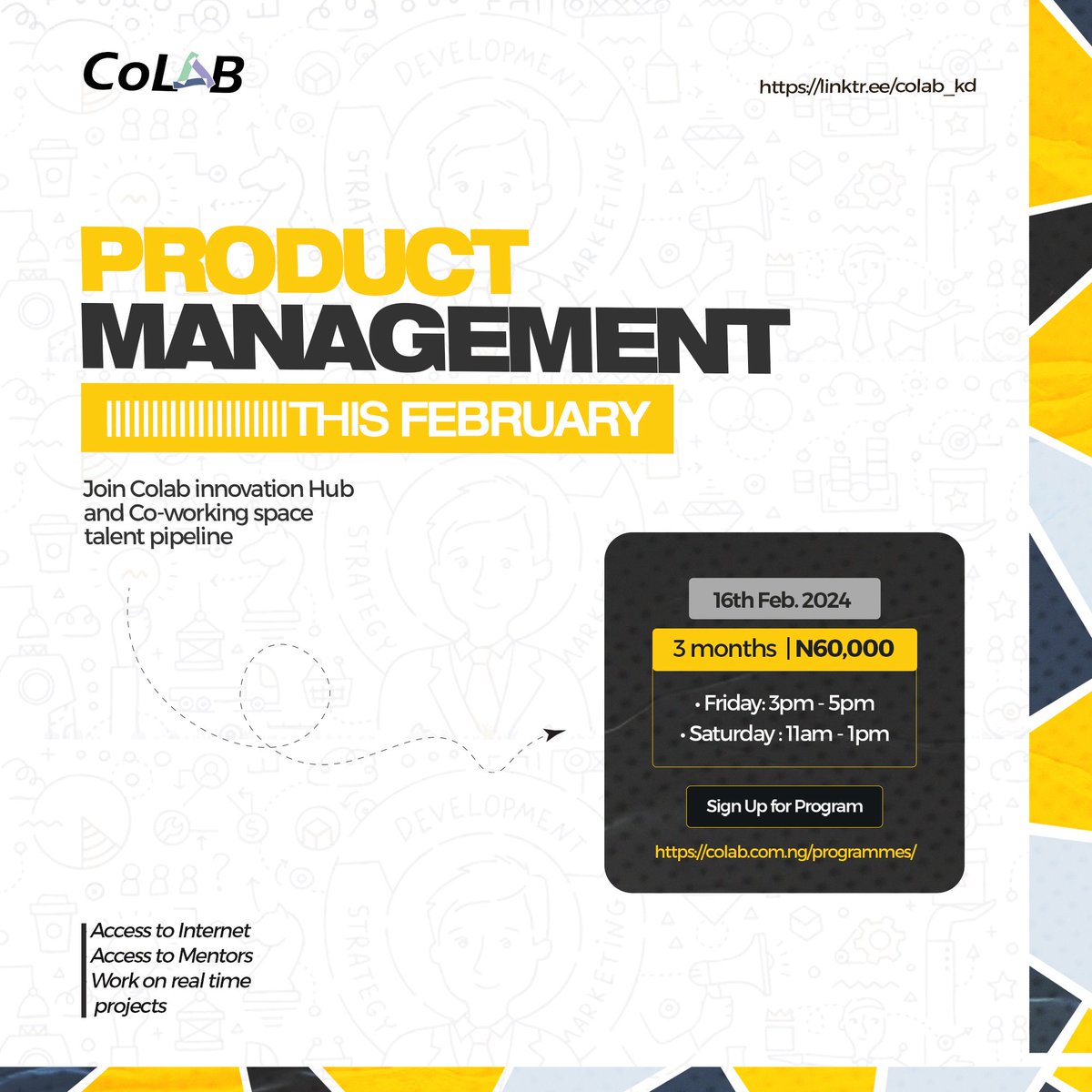 CoLab_kd's tweet photo. 🚀Launch Your Product Management Journey
🎯Our Product Management Cohort is perfect for anyone starting from scratch.
✅Learn the fundamentals
🛠️Build real-world skills
👥Join a community of aspiring product managers
📅 Enrollment is open
#ProductManagement #CoLabCohort https://t.co/uogmWhldGx