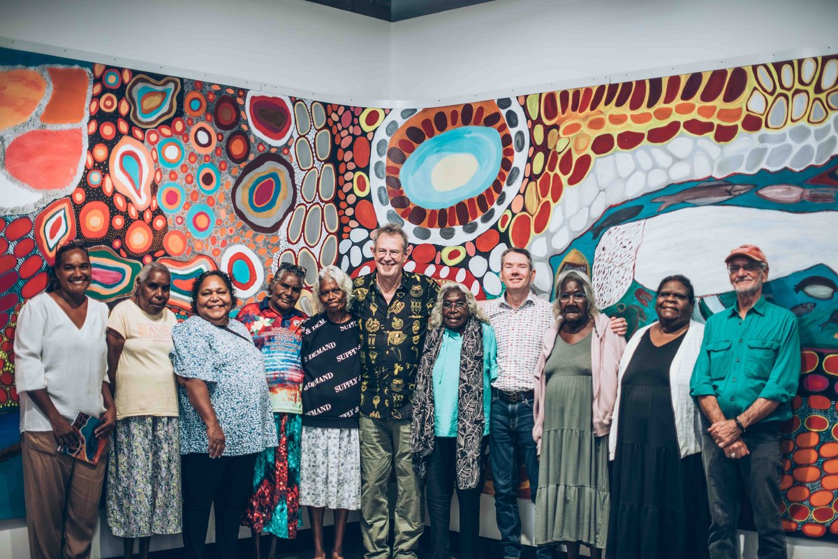 Many thanks to everyone for coming along to the opening of the @cabahCoE Art Commission Ngurruwarra/Derndernyin: Stone Fish Traps of the Wellesley Islands at NorthSite Contemporary Arts in Cairns. It was an amazing celebration of Wellesley Islands region culture and story!