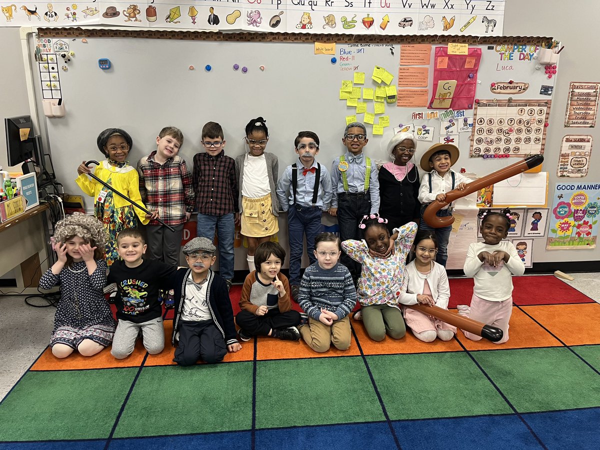 Can’t believe we’ve been in kindergarten for 100 days! We sure are getting old! <a href="/WHChestnut/">WHChestnut</a>