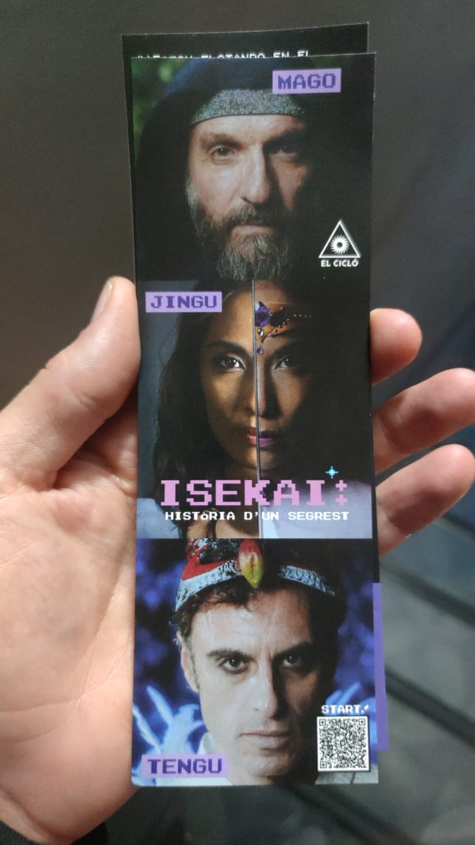 Sento avisar-vos tard, però demà i diumenge són les dues últimes funcions d'ISEKAI, una obra que demana a crits que les butaques s'omplin d'otakus i juganeres. Al Tantarantana. Dues últimes funcions! Aneu-hi!